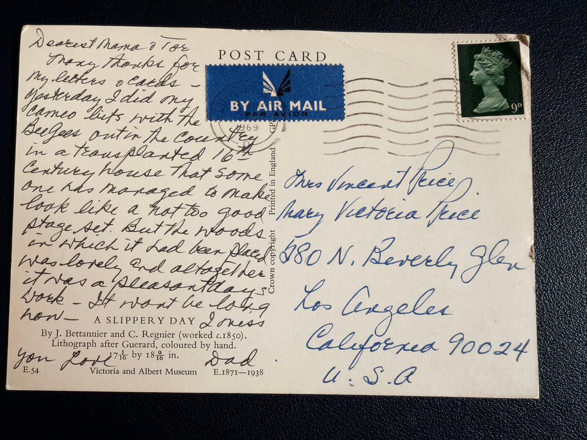 Postcard from Vincent: London 1969
