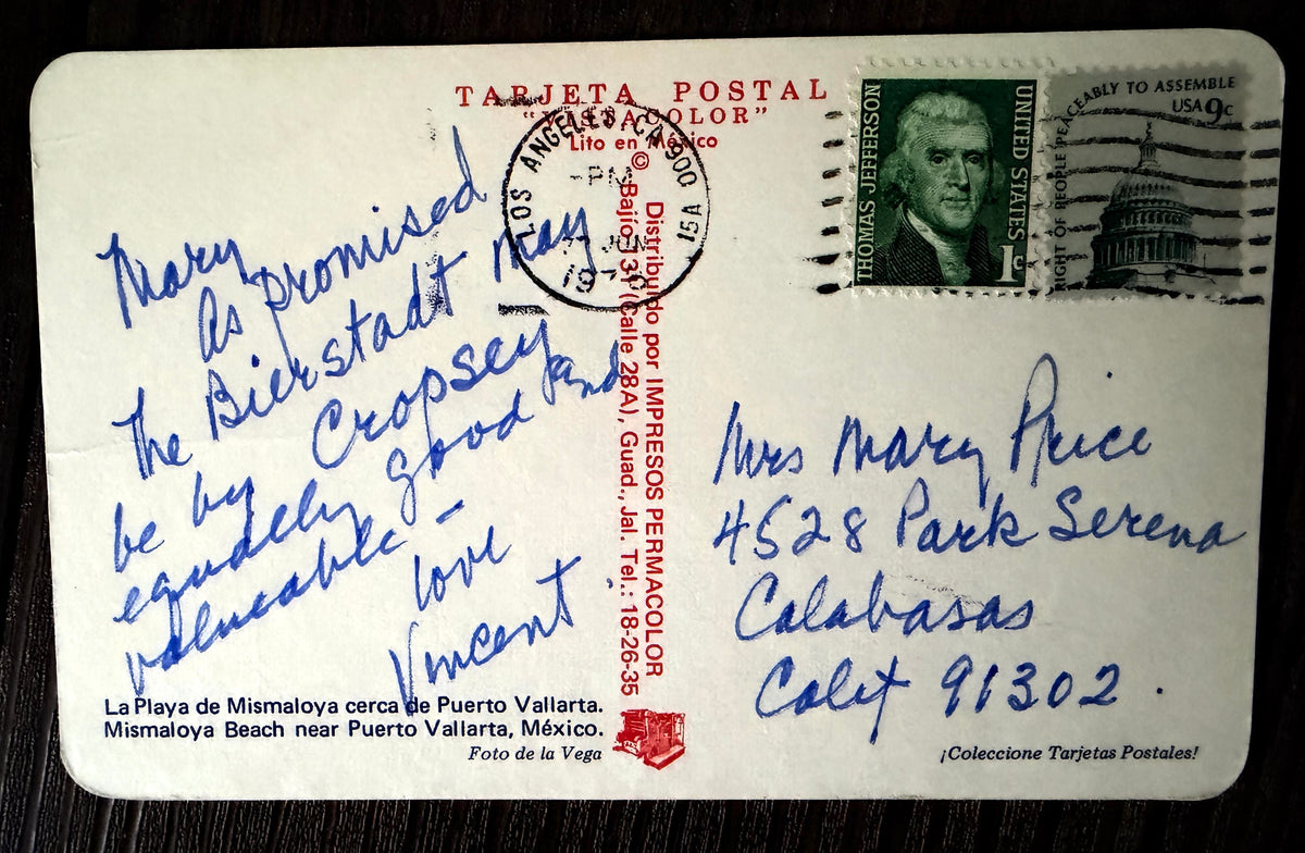 Postcard from Vincent: Puerto Vallarta 1976