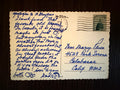 Postcard w/ Doodle from Vincent: Seattle 1978