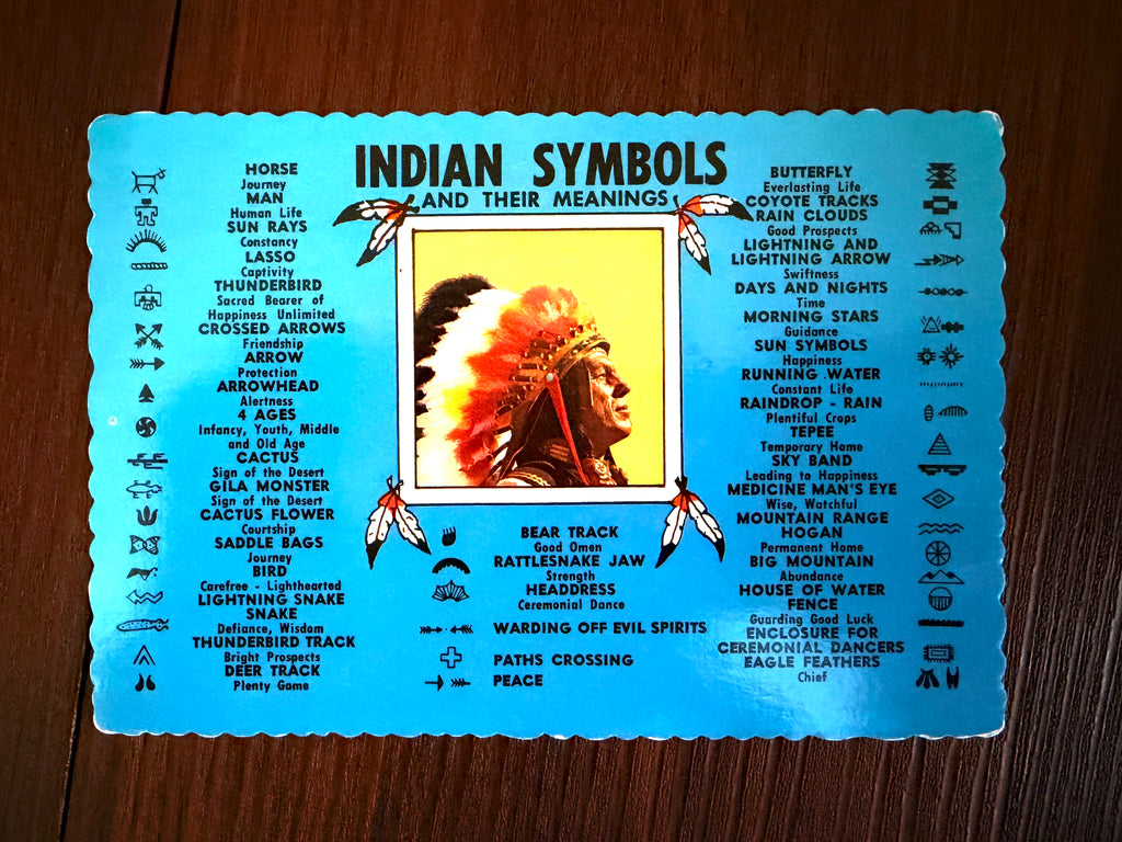 Postcard w/ Doodle from Vincent: Seattle 1978